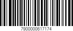 Código de barras (EAN, GTIN, SKU, ISBN): '7900000617174'