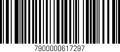 Código de barras (EAN, GTIN, SKU, ISBN): '7900000617297'