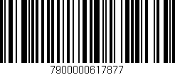 Código de barras (EAN, GTIN, SKU, ISBN): '7900000617877'