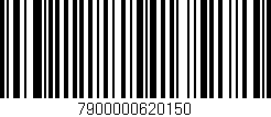 Código de barras (EAN, GTIN, SKU, ISBN): '7900000620150'