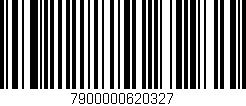 Código de barras (EAN, GTIN, SKU, ISBN): '7900000620327'