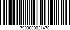 Código de barras (EAN, GTIN, SKU, ISBN): '7900000621478'