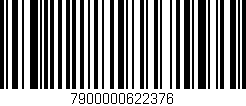 Código de barras (EAN, GTIN, SKU, ISBN): '7900000622376'