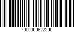 Código de barras (EAN, GTIN, SKU, ISBN): '7900000622390'