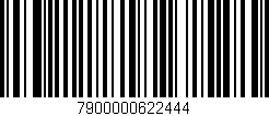 Código de barras (EAN, GTIN, SKU, ISBN): '7900000622444'