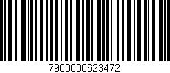 Código de barras (EAN, GTIN, SKU, ISBN): '7900000623472'