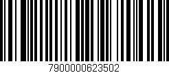Código de barras (EAN, GTIN, SKU, ISBN): '7900000623502'