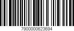 Código de barras (EAN, GTIN, SKU, ISBN): '7900000623694'