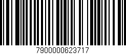 Código de barras (EAN, GTIN, SKU, ISBN): '7900000623717'
