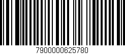 Código de barras (EAN, GTIN, SKU, ISBN): '7900000625780'