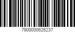 Código de barras (EAN, GTIN, SKU, ISBN): '7900000626237'