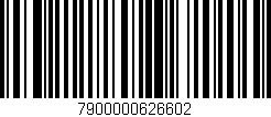 Código de barras (EAN, GTIN, SKU, ISBN): '7900000626602'