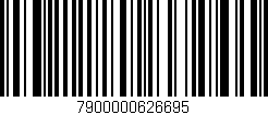 Código de barras (EAN, GTIN, SKU, ISBN): '7900000626695'