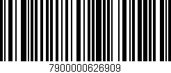Código de barras (EAN, GTIN, SKU, ISBN): '7900000626909'