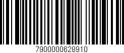Código de barras (EAN, GTIN, SKU, ISBN): '7900000628910'