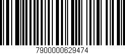 Código de barras (EAN, GTIN, SKU, ISBN): '7900000629474'