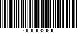 Código de barras (EAN, GTIN, SKU, ISBN): '7900000630890'