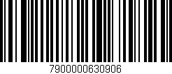 Código de barras (EAN, GTIN, SKU, ISBN): '7900000630906'