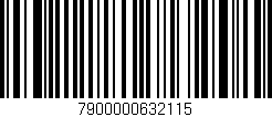 Código de barras (EAN, GTIN, SKU, ISBN): '7900000632115'