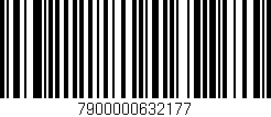 Código de barras (EAN, GTIN, SKU, ISBN): '7900000632177'