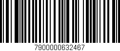 Código de barras (EAN, GTIN, SKU, ISBN): '7900000632467'