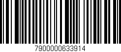 Código de barras (EAN, GTIN, SKU, ISBN): '7900000633914'