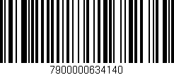 Código de barras (EAN, GTIN, SKU, ISBN): '7900000634140'