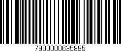 Código de barras (EAN, GTIN, SKU, ISBN): '7900000635895'
