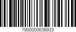 Código de barras (EAN, GTIN, SKU, ISBN): '7900000638933'