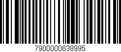 Código de barras (EAN, GTIN, SKU, ISBN): '7900000638995'