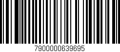 Código de barras (EAN, GTIN, SKU, ISBN): '7900000639695'