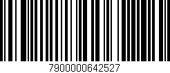 Código de barras (EAN, GTIN, SKU, ISBN): '7900000642527'