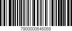 Código de barras (EAN, GTIN, SKU, ISBN): '7900000646068'