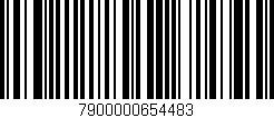 Código de barras (EAN, GTIN, SKU, ISBN): '7900000654483'