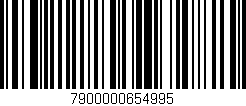 Código de barras (EAN, GTIN, SKU, ISBN): '7900000654995'