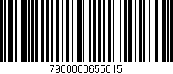 Código de barras (EAN, GTIN, SKU, ISBN): '7900000655015'
