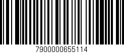 Código de barras (EAN, GTIN, SKU, ISBN): '7900000655114'