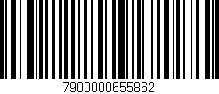 Código de barras (EAN, GTIN, SKU, ISBN): '7900000655862'
