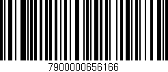 Código de barras (EAN, GTIN, SKU, ISBN): '7900000656166'