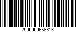 Código de barras (EAN, GTIN, SKU, ISBN): '7900000656616'