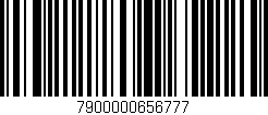 Código de barras (EAN, GTIN, SKU, ISBN): '7900000656777'