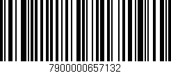Código de barras (EAN, GTIN, SKU, ISBN): '7900000657132'