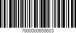 Código de barras (EAN, GTIN, SKU, ISBN): '7900000658603'