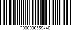 Código de barras (EAN, GTIN, SKU, ISBN): '7900000659440'