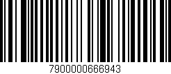 Código de barras (EAN, GTIN, SKU, ISBN): '7900000666943'