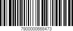 Código de barras (EAN, GTIN, SKU, ISBN): '7900000668473'