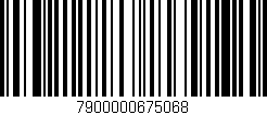 Código de barras (EAN, GTIN, SKU, ISBN): '7900000675068'
