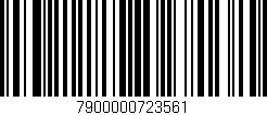 Código de barras (EAN, GTIN, SKU, ISBN): '7900000723561'