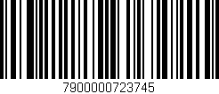 Código de barras (EAN, GTIN, SKU, ISBN): '7900000723745'