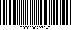 Código de barras (EAN, GTIN, SKU, ISBN): '7900000727842'